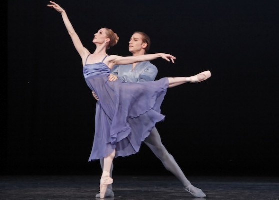 Sara Webb and Ian Casady in 40 by Stanton Welch; Photo: Amitava Sarkar