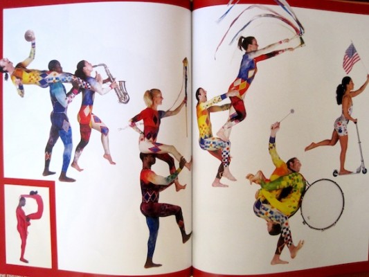 IMAGE Pilobolus Dance in The Human Alphabet picture book (letter P - parade) IMAGE
