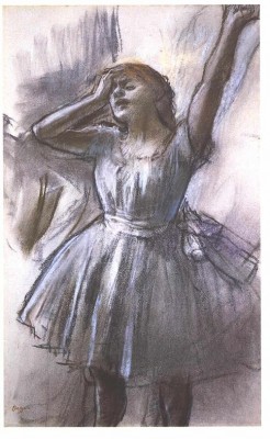 "Exhausted Dancer" by Edgar Degas - Wikimedia Commons