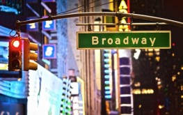 Photo of New York City Broadway street sign