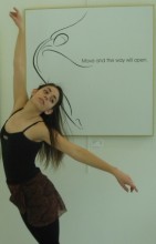 photo: Janaea Rose Lyn, dancer: Liz Malloy, Artwork: Laura Higgins Palmer