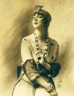 Ruth St Denis in costume 1917