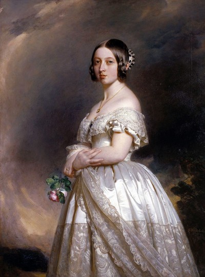 Portrait of Young Queen Victoria