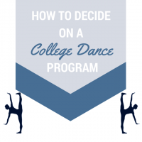 How To Decide on a College Dance Program