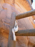 Pointe shoes in Moab, Utah