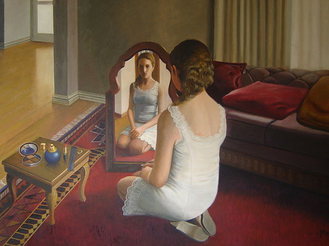 Girl in the mirror