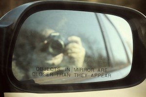 [image]Objects in the mirror may be closer than they appear[image]