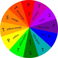 IMAGE A color wheel IMAGE