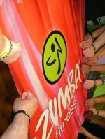 Zumba poster and strong bands