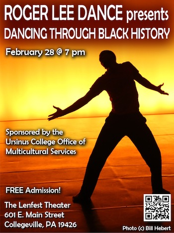 Roger Lee Dance Ursinus Show Flyer