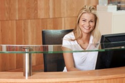 The front desk and friendly face at a dance studio