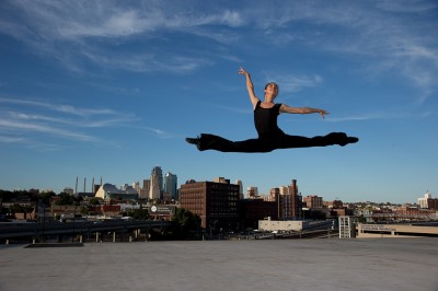 Dancer Meagan Swisher Does a Grand Jete