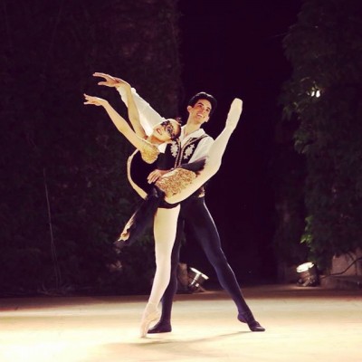 Miko from Santanella Pas de Deux at Varna International Ballet Competition -- courtesy Indiana Ballet Conservatory