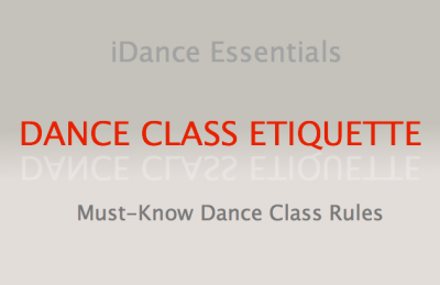 Dance Class Etiquette