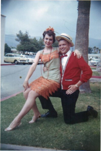 Cherie dressed to dance the Charleston in high school