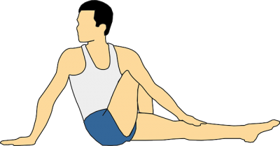 half twist yoga