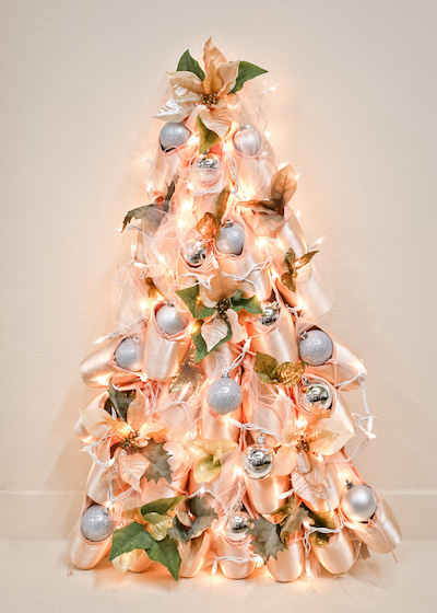 Pointe shoe christmas tree